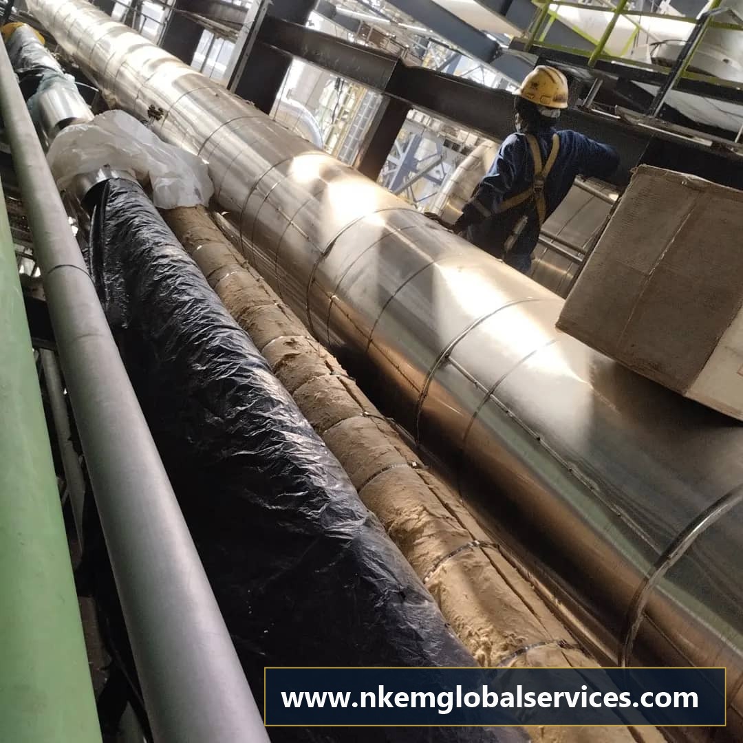 Precision aluminum jacketing and sheet-metal cladding on process piping